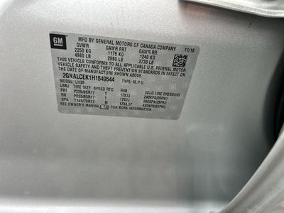 2017 Chevrolet Equinox FWD LT