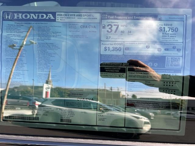 2026 Honda CR-V Hybrid Sport-L AWD