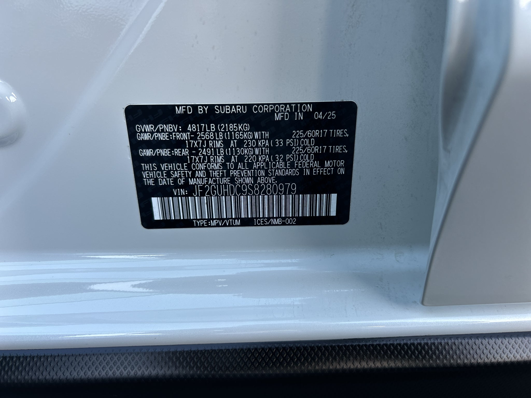 2025 Subaru Crosstrek Premium